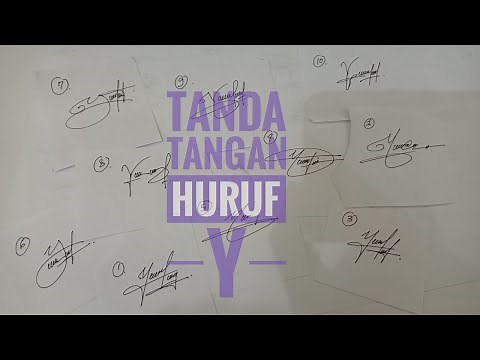 10 Desain Tanda Tangan Huruf Y