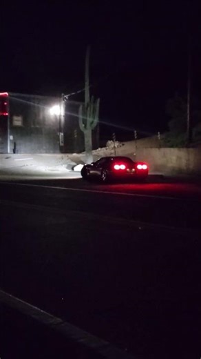 pretty good sounding c5 Chevrolet corvette out at the touge but turned around instead of passing