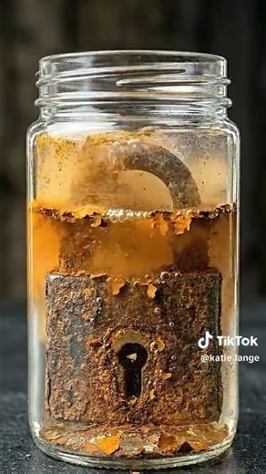 Rust-Covered Padlock Readyfor Chemical Rust Removal #Satisfying #ASMR #MetalPolishing Osareels #RUst