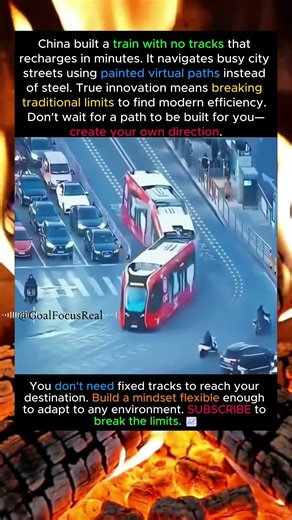 THE TRAIN WITH NO TRACKS! 🚊🔋