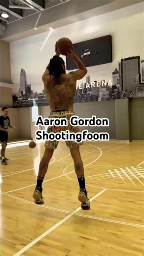 Slow Motion Aaron Gordon Jump Shot Midrange Jumper Three | NBA Training Breakdown