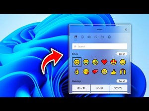 How to Find & Use Emoji in windows 11