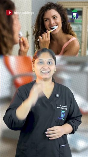 பல் விளக்கும் போது செய்ற தவறுகள் - 6 Brushing mistakes | Dr.Aparna | Denta Kings