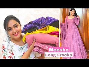 Meesho Long Frocks Under 800Rs || Meesho Affordable Haul || Heavenly Homemade