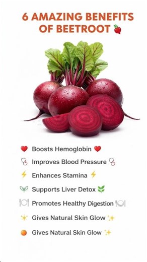 6 Amazing Benefits of Beetroot 🫜 | Add Beetroot to Your Daily Diet#shorts