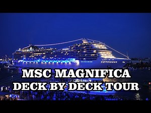 MSC Magnifica cruise ship All deck tour