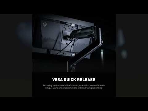 Review: MSI MAG MT201D - Premium Heavy Duty Dual Monitor Stand Arms, 17-45" Support, VESA Comp...