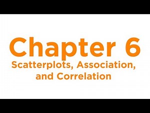 Chapter 6 - Scatterplots, Association, and Correlation - Epic Speedrun