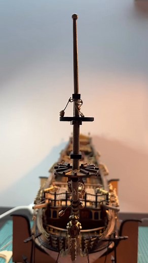 San Felipe Build Series | From Keel to Sails Part 47: construction of the bowsprit. Coming up part 48: putting ropes around the mast using common whipping. About 18 months ago (before the Fram and the Bounty Boat) I began a large project: building the San Felipe. I originally shared (irregularly) a few reels (and posted some YouTube links), but they reached only a small audience. Now I want to bring the whole journey back for everyone to discover. It is during this build, I started experimenting