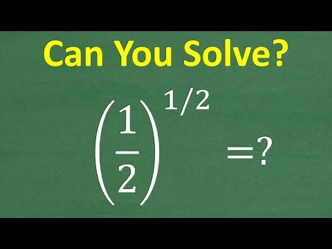 (½) to the ½ Power — Can You Solve It Without a Calculator?