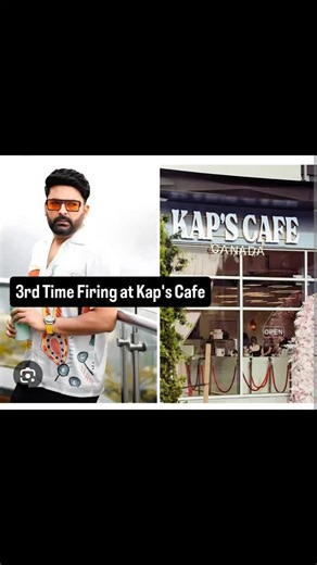 Third time: Kapil Sharma's cafe targeted by gunfire in Canada Surrey police say an Indian celebrity's local café twice targeted by gunmen has been hit with bullets once again, in what has become common violence often associated with extortion. The Surrey Police Service (SPS) said officers responded to the city's Newton area Thursday where there were reports of Kap's Cafe, in the 8400 block of 120 Street, being damaged by bullets just before 4 a.m. PT. “It was also quickly determined that there w