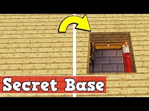 Wie baut man eine geheime Basis in Minecraft | Minecraft geheime Base bauen deutsch