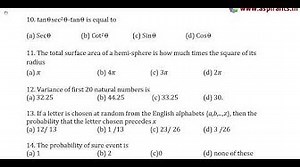 10th Maths Half Yearly 2019-20 Model Question Paper-1 English Medium Team Aspirants