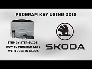 ODIS - SKODA PROGRAM KEY (AUDI, VOLKSWAGEN, SEAT same procedure) KEY PROGRAMMING