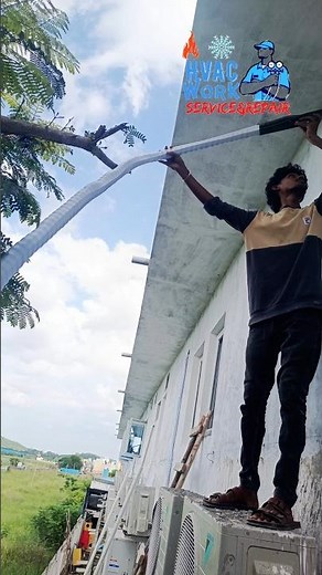 Ductable AC Copper Pipe Layout | HVAC Work Installation