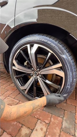 Would You Paint Your Tyres Blue? 👀 #detailing #satisfying #carcleaning