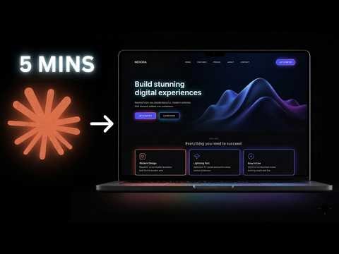 Use Claude Design to Make Pro Websites in 5min!