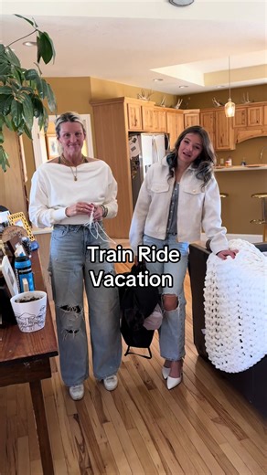 Mother daughter trip!!! #family #trainride #train #motherdaughter #familyfun