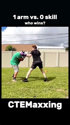 1 arm vs 0 skill who wins?