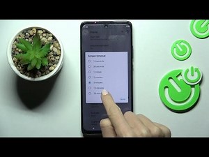 How to Change a Screen Timeout Value on the MOTOROLA One 5G Ace
