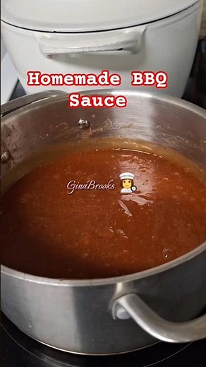 Homemade BBQ Sauce Recipe #youtubeshorts #cooking #bbqsauce #homemade #easyrecipe