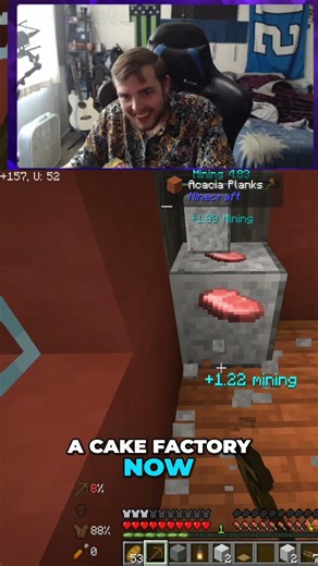 Minecraft Cake Factory: Lag-Proof Treat Heaven! #shorts