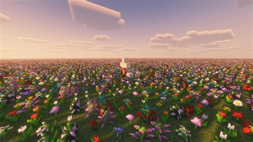 【极简主义】☁Minecraft的梦该醒了，我们花海见🌷