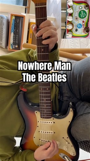 Nowhere Man The Beatles George Harrison Guitar Solo #beatles @aclamguitars
