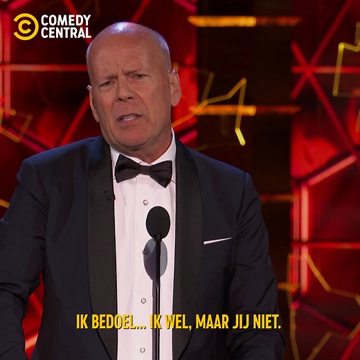 Bruce Willis: ''Niks kon me tegenhouden want ik ben nog steeds Bruce fuckin' Willis.'' | Comedy Central Nederland