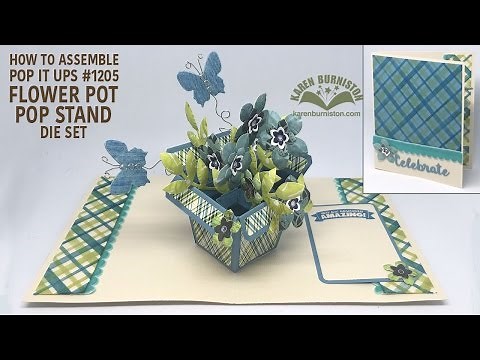 Pop it Ups #1205 Flower Pot Pop Stand