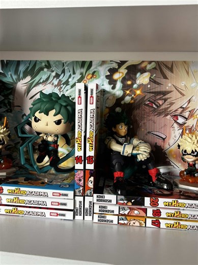 Organizing My My Hero Academia Manga Shelf