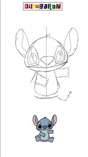 Dibujando a stitch paso a paso | Dibujos fáciles