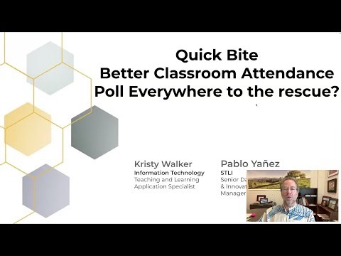 Better Classroom Attendance – Poll Everywhere to the rescue?