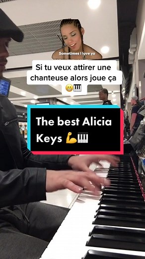 Si tu veux attirer une chanteuse joue du Alicia keys #aliciakeys #fyp #piano #pianoengare #cover #ifiaintgotyou #pianist #chant #pianocover #aliciakeyschallenge