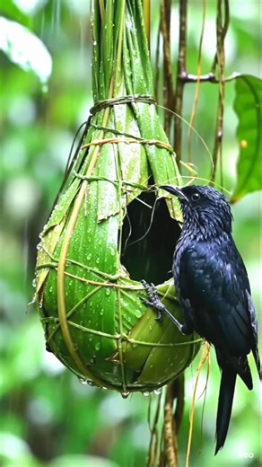 Amazing Tailorbird Sewing Banana Leaf Nest in Rain | Eggs to Baby Birds | Ultra Realistic 12K
