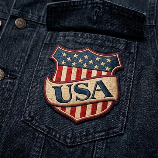 USA Shield Embroidered Patch, American Flag Stars and Stripes Badge for Jacket Backpack - Etsy