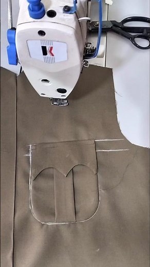 police pocket design #police #fashion how to make khaki uniform////