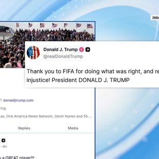 Zarzuty o uległość wobec Trumpa. Prezydent FIFA odbija piłeczkę