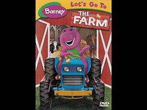 Barney Let's Go To The Farm 2005 DVD (NOT FOR KIDS)