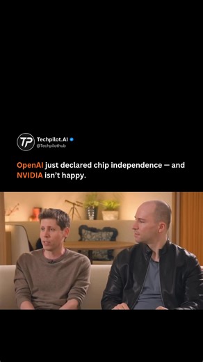 OpenAI and Broadcom just announced a new partnership — and it’s shaking up the entire AI hardware game. In The OpenAI Podcast (Ep. 8), Sam Altman and Greg Brockman revealed that OpenAI will co-design custom AI chips with Broadcom — using AI itself to optimize everything from transistor layout to full rack systems. They’re aiming for 10 gigawatts of compute by 2029. That’s not a data center — that’s a small power grid. This move threatens NVIDIA’s dominance. For years, OpenAI’s breakthroughs — fr