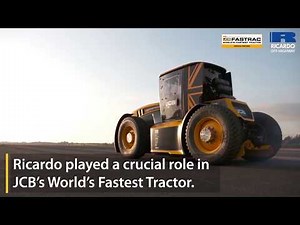 The Ricardo technology developments on the World's Fastest Tractor | #JCBWFT