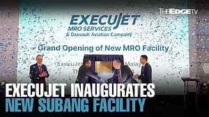 ExecuJet MRO Services Malaysia, a subsidiary of Dassault Aviation, inaugurated its new maintenance, repair and overhaul (MRO) facility at Subang Airport today. The 149,500-square-foot installation is now Malaysia’s largest business aviation MRO centre. | The Edge Malaysia
