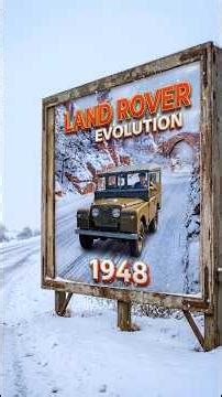 Land Rover Evolution from 1948-2026 #shorts