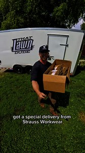 Christmas in July thanks to @Strauss_America #AD Promo code: 10LAWNDUDE for 10% off until July 20th. #thatlawndude #strauss #workwear | That Lawn Dude