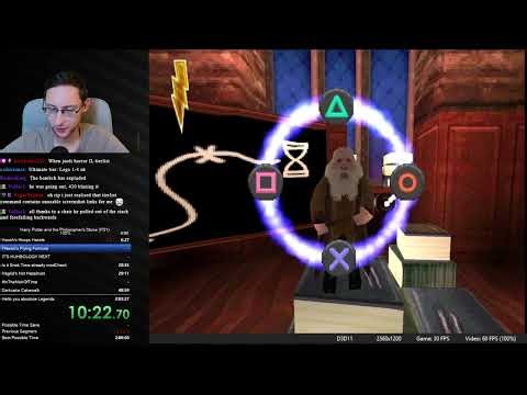 Harry Potter 1 (PS1) 100% Speedrun in 2:03:25 RTA (PB)