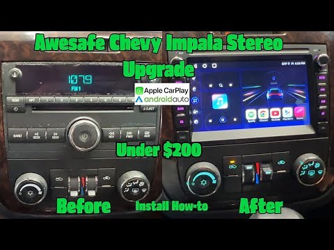 Awesafe 2006-2013 Chevy Impala Stereo Upgrade How-To