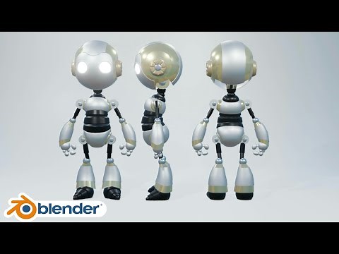 Modeling Robot in blender 2.8