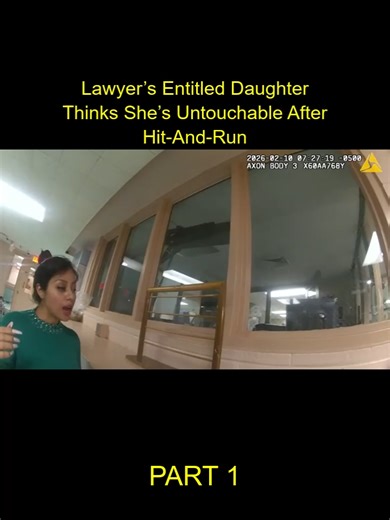 Police Body Cam Footage of a Hit and Run Incident