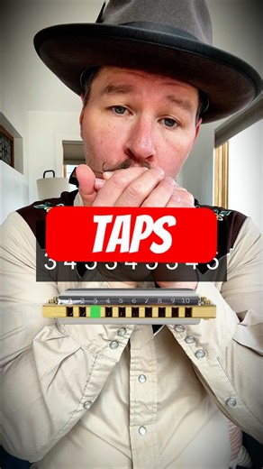 Taps Bugle Call Harmonica Tutorial #harmonica #tutorial
