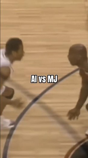 Allen Iverson Crossover on Michael Jordan 😳 | Rookie vs Legend